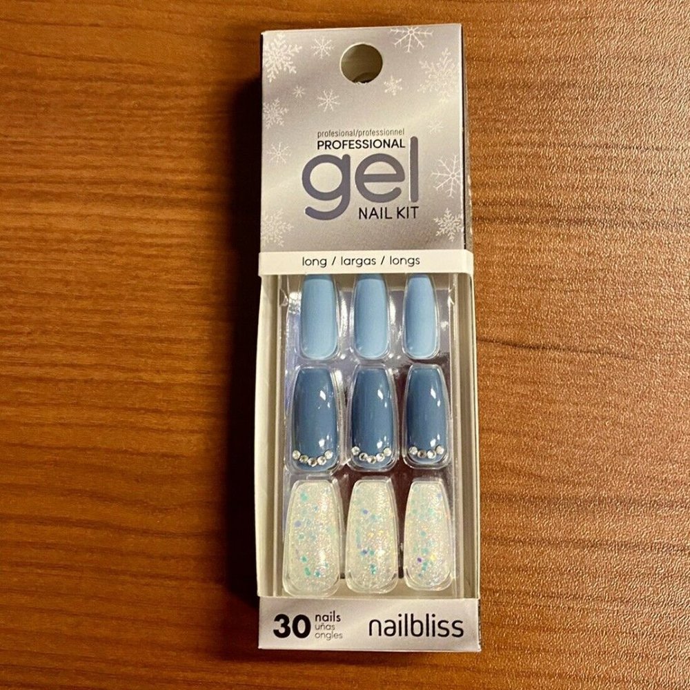 NAILBLISS Professional Gel Nail Kit Press On Nails